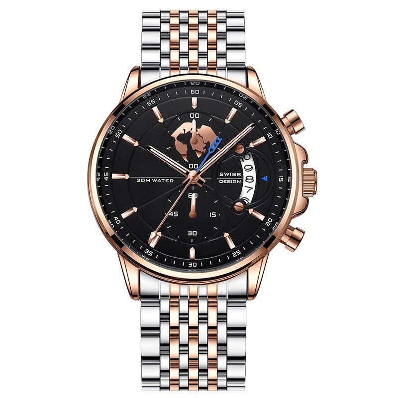 Maverick Men's Watch | Luminous, Water - Resistant - Hartwella