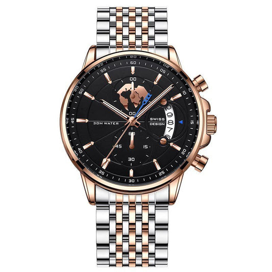 Maverick Men's Watch | Luminous, Water - Resistant - Hartwella