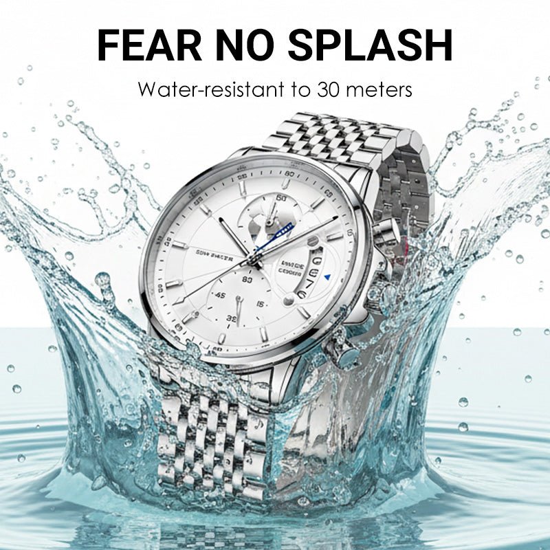 Maverick Men's Watch | Luminous, Water - Resistant - Hartwella