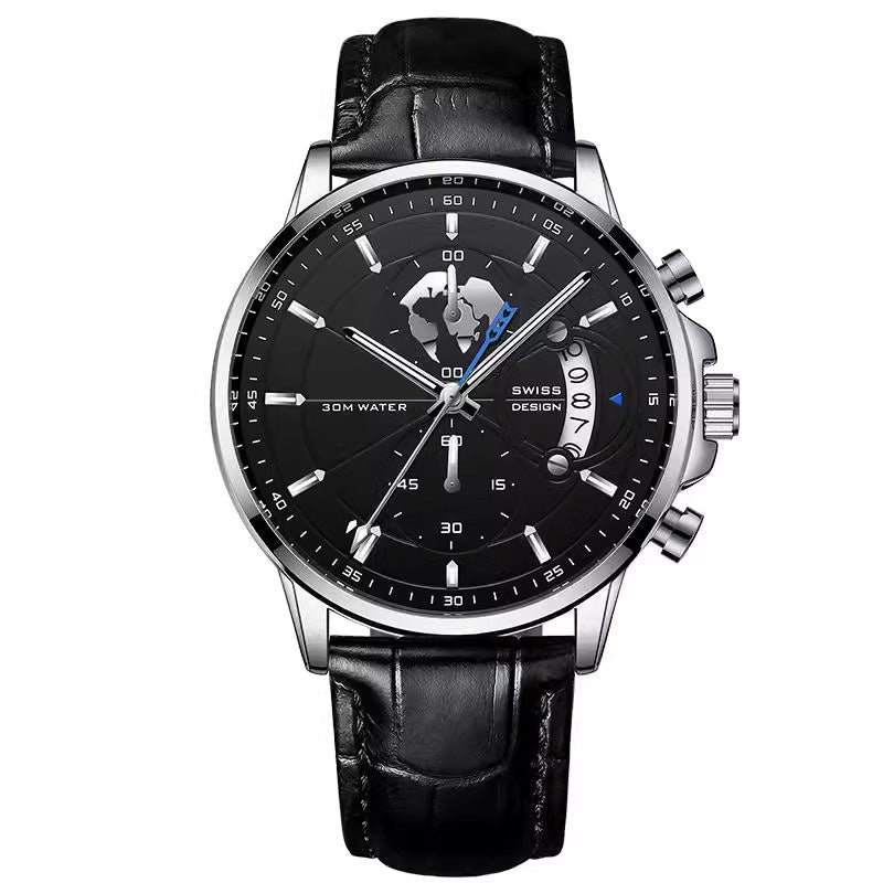 Maverick Men's Watch | Luminous, Water - Resistant - Hartwella