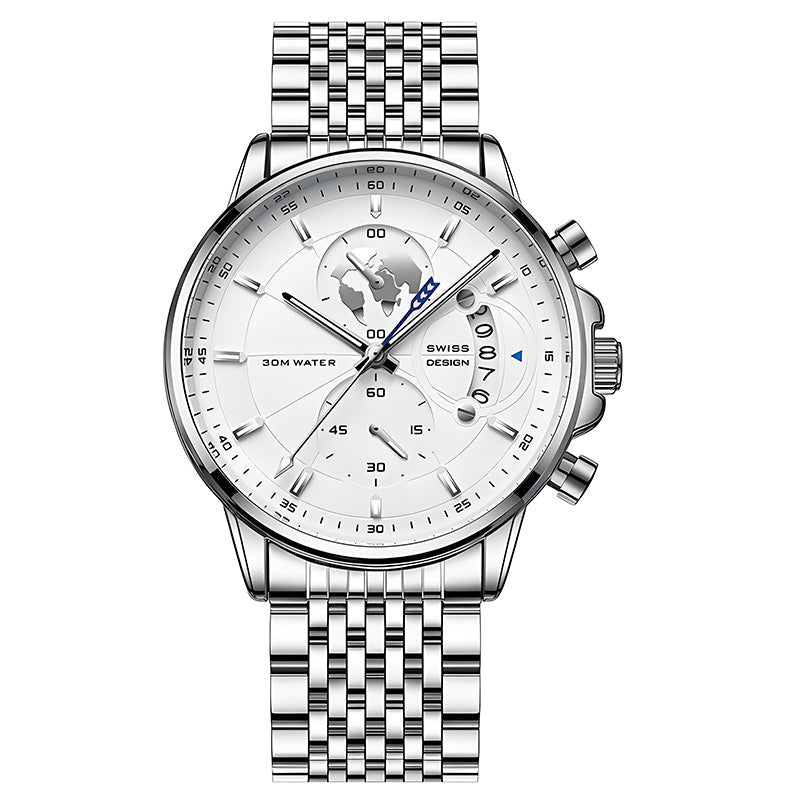 Maverick Men's Watch | Luminous, Water - Resistant - Hartwella