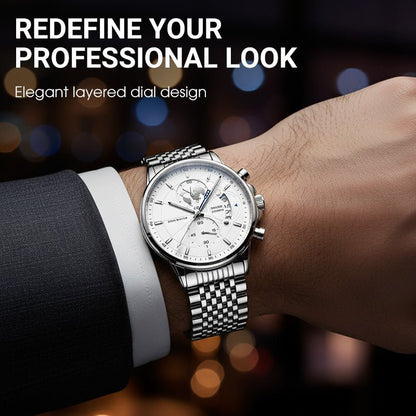 Maverick Men's Watch | Luminous, Water - Resistant - Hartwella