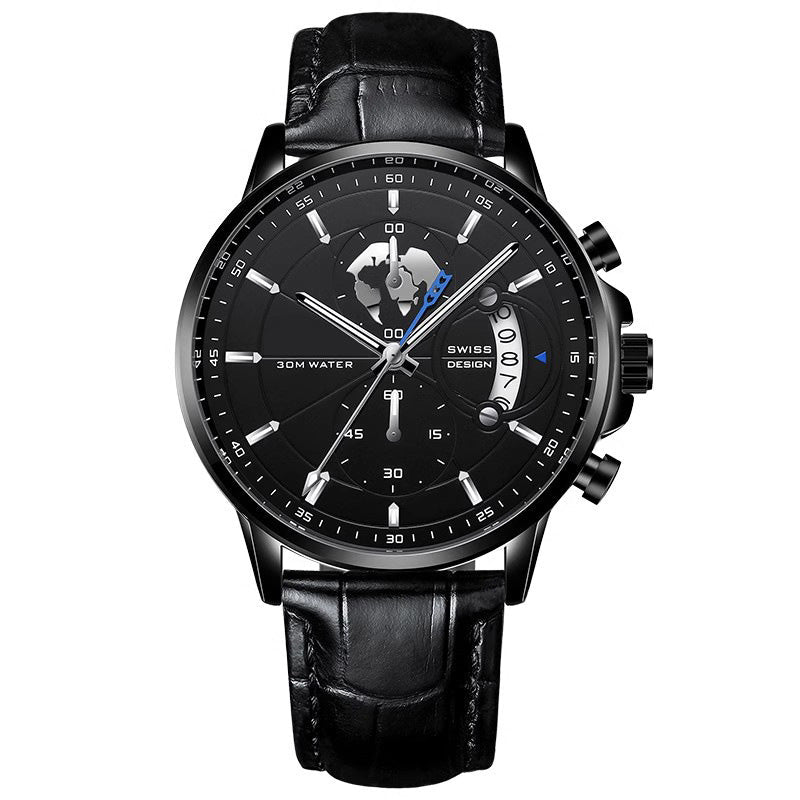 Maverick Men's Watch | Luminous, Water - Resistant - Hartwella