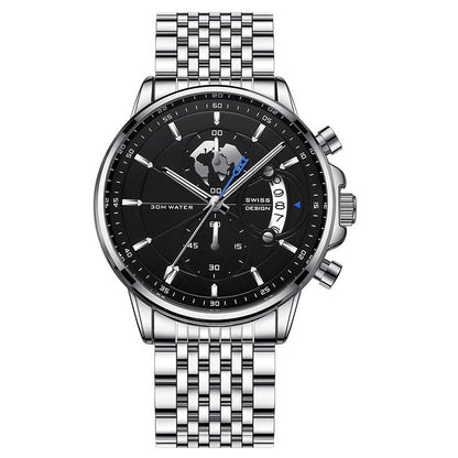 Maverick Men's Watch | Luminous, Water - Resistant - Hartwella