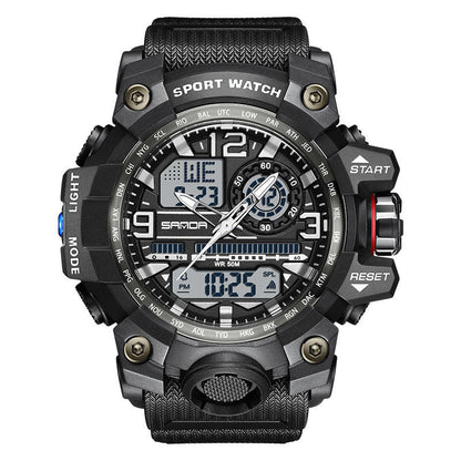 Maverick Men's Watch | Multifunctional, Waterproof, Luminous Display - Hartwella
