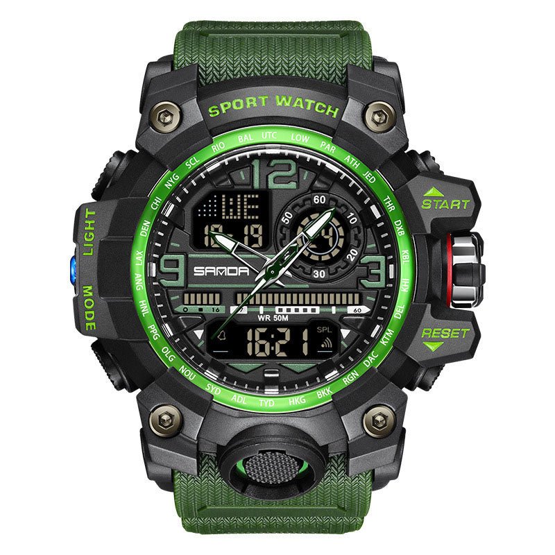 Maverick Men's Watch | Multifunctional, Waterproof, Luminous Display - Hartwella