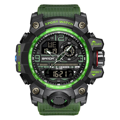Maverick Men's Watch | Multifunctional, Waterproof, Luminous Display - Hartwella