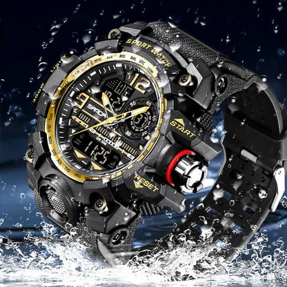 Maverick Men's Watch | Multifunctional, Waterproof, Luminous Display - Hartwella