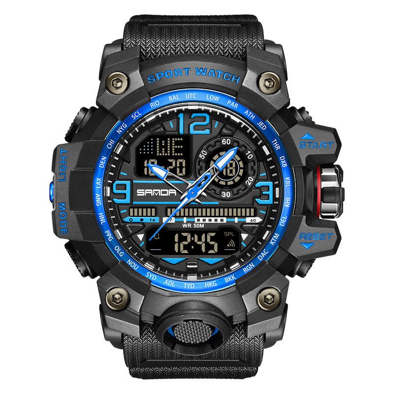 Maverick Men's Watch | Multifunctional, Waterproof, Luminous Display - Hartwella