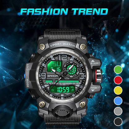 Maverick Men's Watch | Multifunctional, Waterproof, Luminous Display - Hartwella