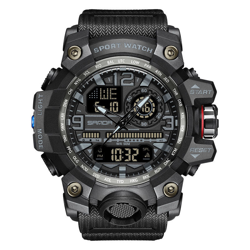 Maverick Men's Watch | Multifunctional, Waterproof, Luminous Display - Hartwella