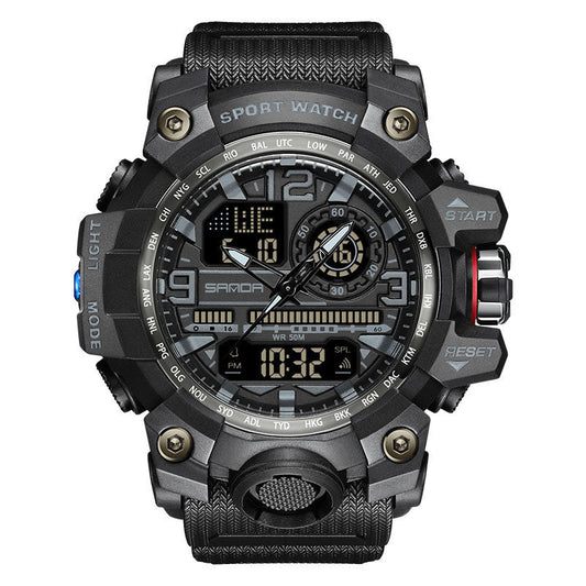 Maverick Men's Watch | Multifunctional, Waterproof, Luminous Display - Hartwella