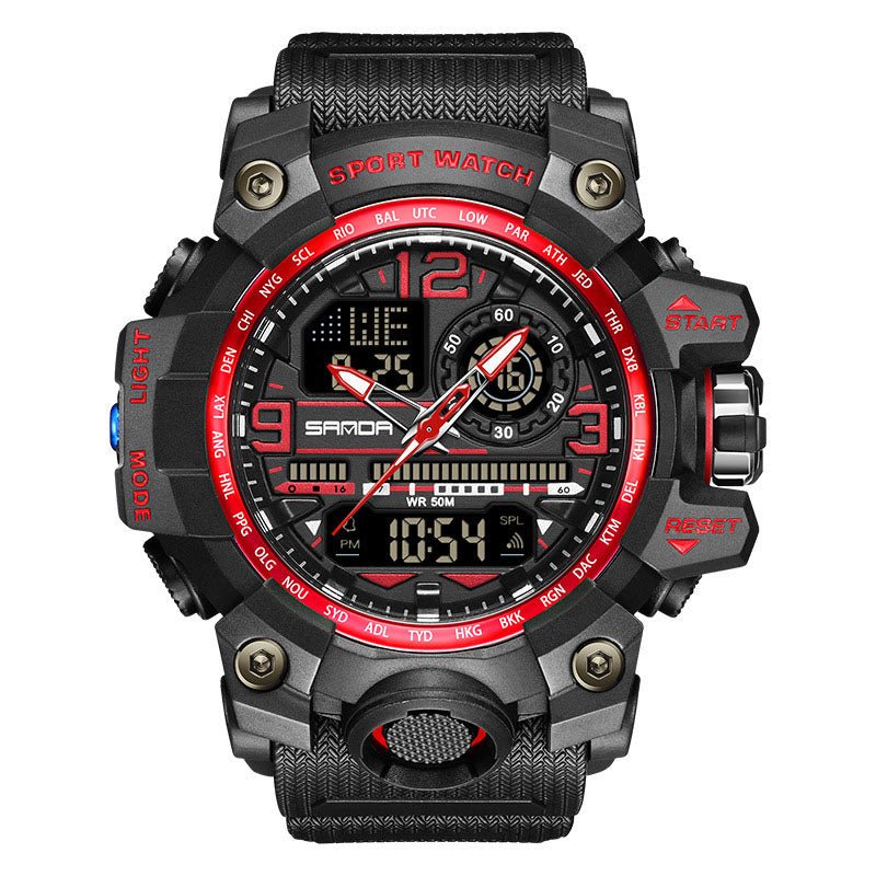 Maverick Men's Watch | Multifunctional, Waterproof, Luminous Display - Hartwella