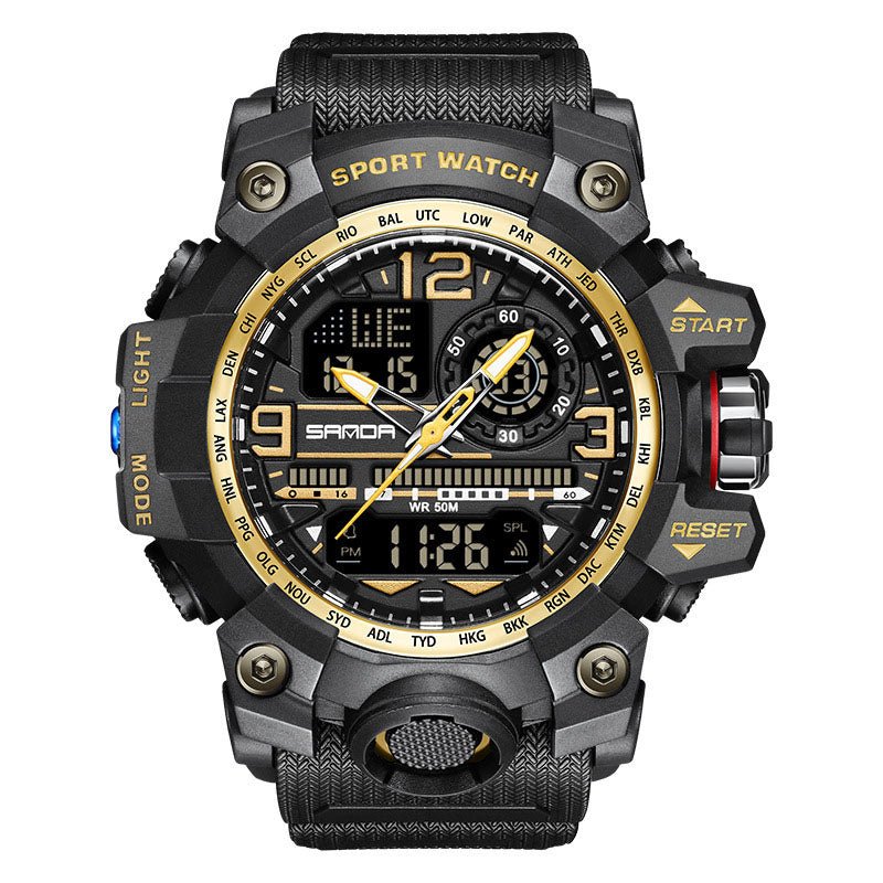 Maverick Men's Watch | Multifunctional, Waterproof, Luminous Display - Hartwella