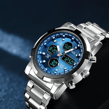 Maverick Military Watch | Analog - Digital, Waterproof, 48mm Dial for Men - Hartwella