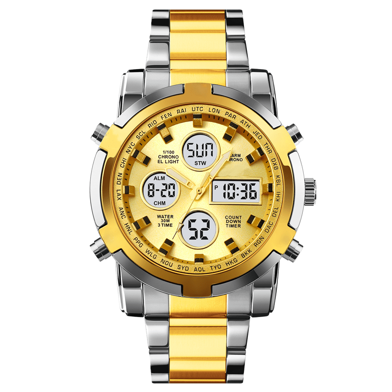 Maverick Military Watch | Analog - Digital, Waterproof, 48mm Dial for Men - Hartwella