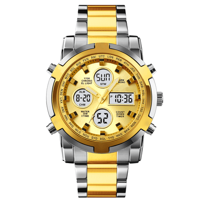 Maverick Military Watch | Analog - Digital, Waterproof, 48mm Dial for Men - Hartwella
