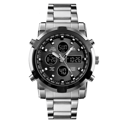Maverick Military Watch | Analog - Digital, Waterproof, 48mm Dial for Men - Hartwella