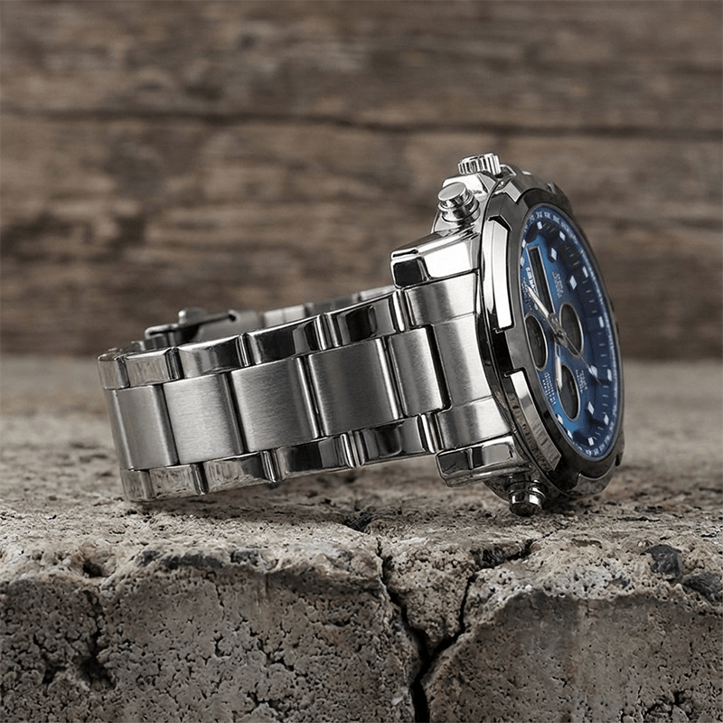 Maverick Military Watch | Analog - Digital, Waterproof, 48mm Dial for Men - Hartwella