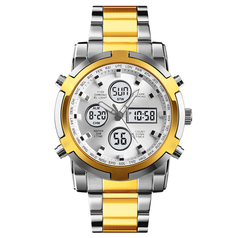 Maverick Military Watch | Analog - Digital, Waterproof, 48mm Dial for Men - Hartwella