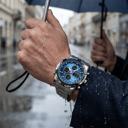 Maverick Military Watch | Analog - Digital, Waterproof, 48mm Dial for Men - Hartwella