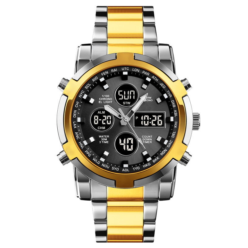 Maverick Military Watch | Analog - Digital, Waterproof, 48mm Dial for Men - Hartwella