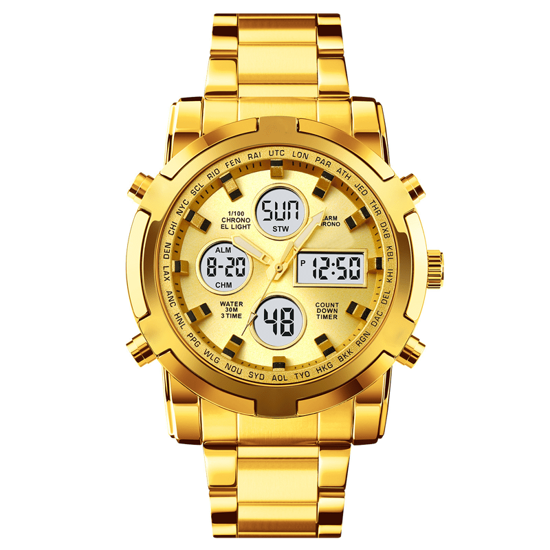 Maverick Military Watch | Analog - Digital, Waterproof, 48mm Dial for Men - Hartwella