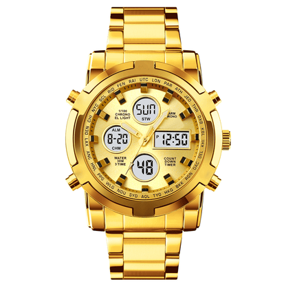Maverick Military Watch | Analog - Digital, Waterproof, 48mm Dial for Men - Hartwella