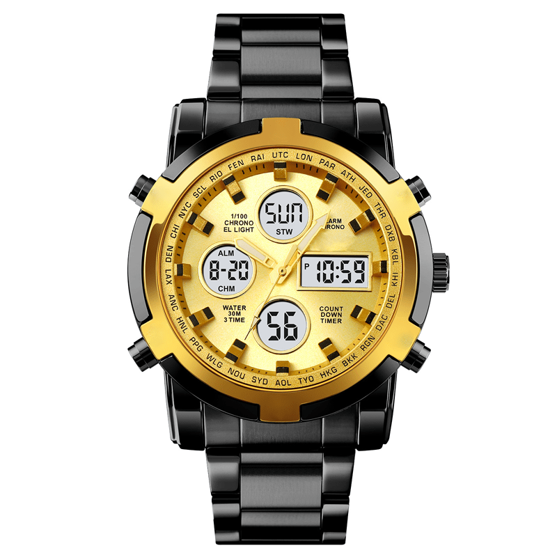 Maverick Military Watch | Analog - Digital, Waterproof, 48mm Dial for Men - Hartwella