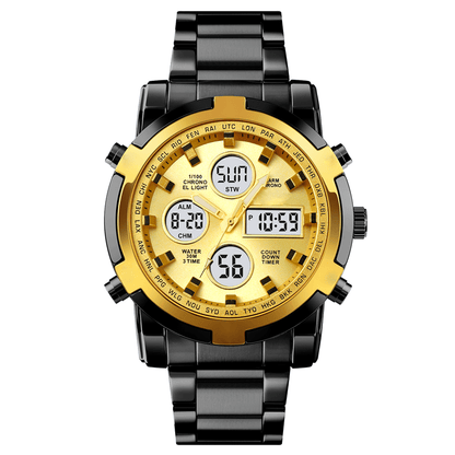 Maverick Military Watch | Analog - Digital, Waterproof, 48mm Dial for Men - Hartwella