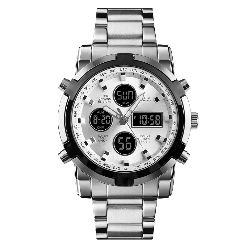 Maverick Military Watch | Analog - Digital, Waterproof, 48mm Dial for Men - Hartwella