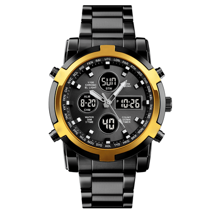 Maverick Military Watch | Analog - Digital, Waterproof, 48mm Dial for Men - Hartwella