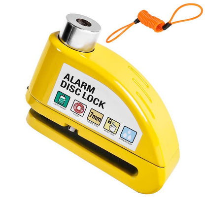 Maverick Motorcycle Disc Lock | Anti - Theft Alarm, Waterproof Alloy - Hartwella