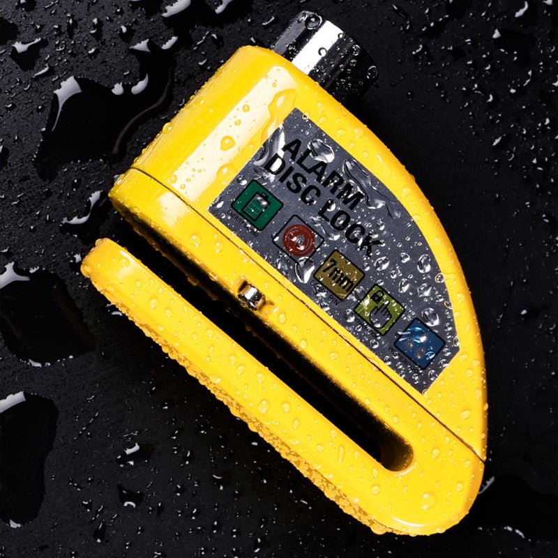 Maverick Motorcycle Disc Lock | Anti - Theft Alarm, Waterproof Alloy - Hartwella