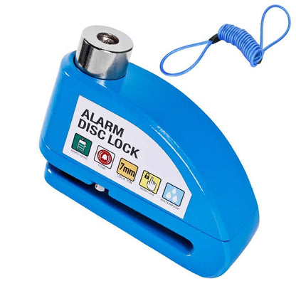Maverick Motorcycle Disc Lock | Anti - Theft Alarm, Waterproof Alloy - Hartwella