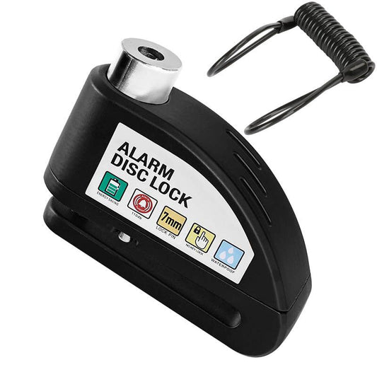 Maverick Motorcycle Disc Lock | Anti - Theft Alarm, Waterproof Alloy - Hartwella