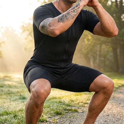Maverick Sauna Suit for Men | Heat - Trapping Compression Fabric, Enhanced Calorie Burning - Hartwella