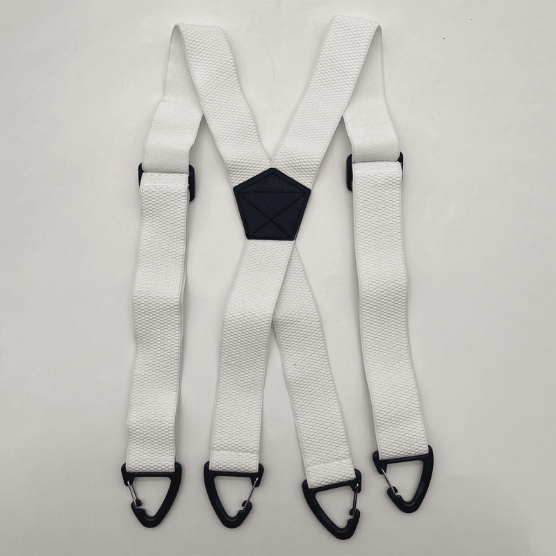Maverick Suspenders for Men | Adjustable Black X - Back Design - Hartwella