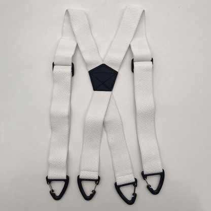 Maverick Suspenders for Men | Adjustable Black X - Back Design - Hartwella