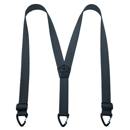 Maverick Suspenders for Men | Adjustable Black X - Back Design - Hartwella