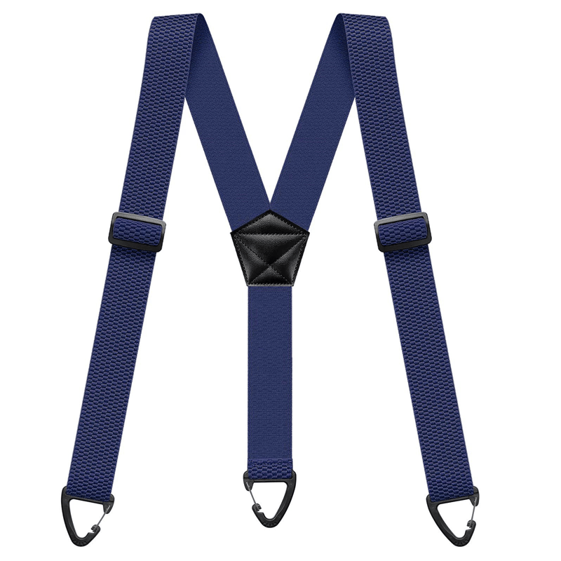 Maverick Suspenders for Men | Adjustable Black X - Back Design - Hartwella