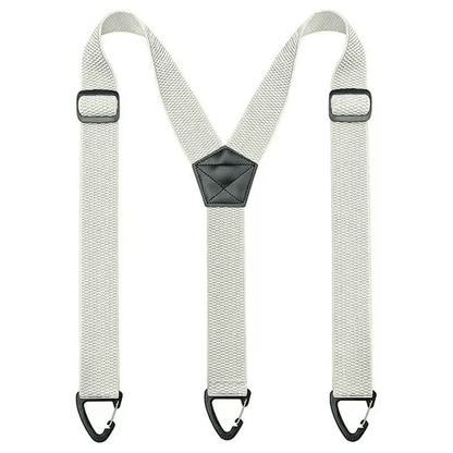 Maverick Suspenders for Men | Adjustable Black X - Back Design - Hartwella