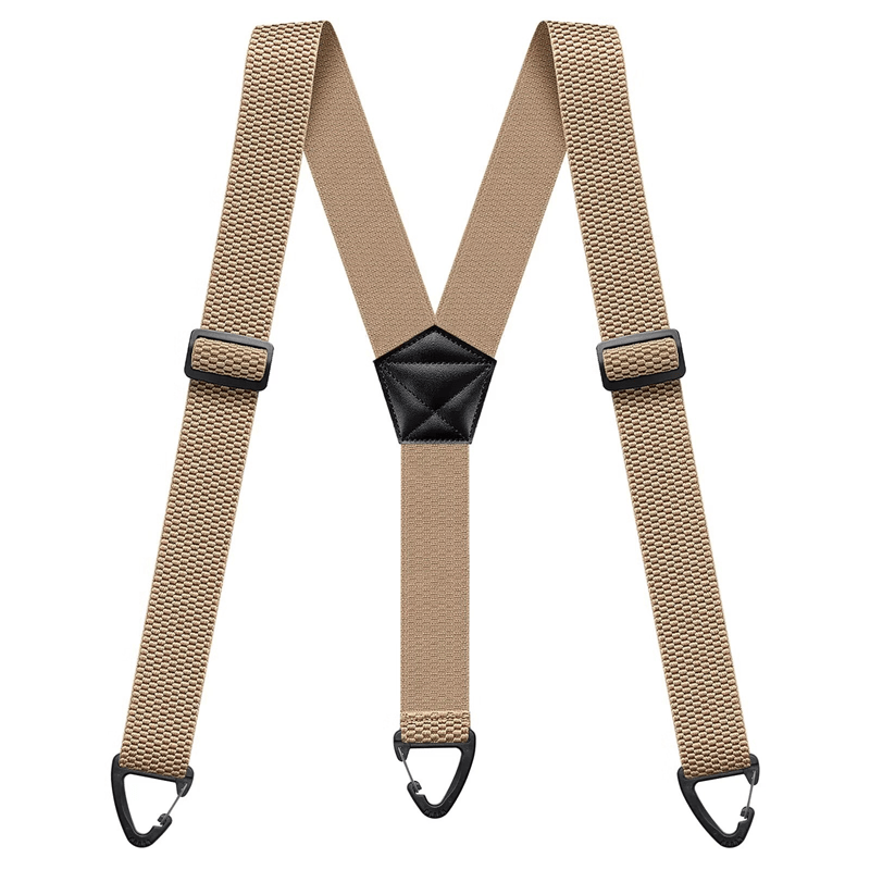 Maverick Suspenders for Men | Adjustable Black X - Back Design - Hartwella