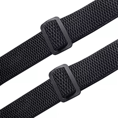 Maverick Suspenders for Men | Adjustable Black X - Back Design - Hartwella