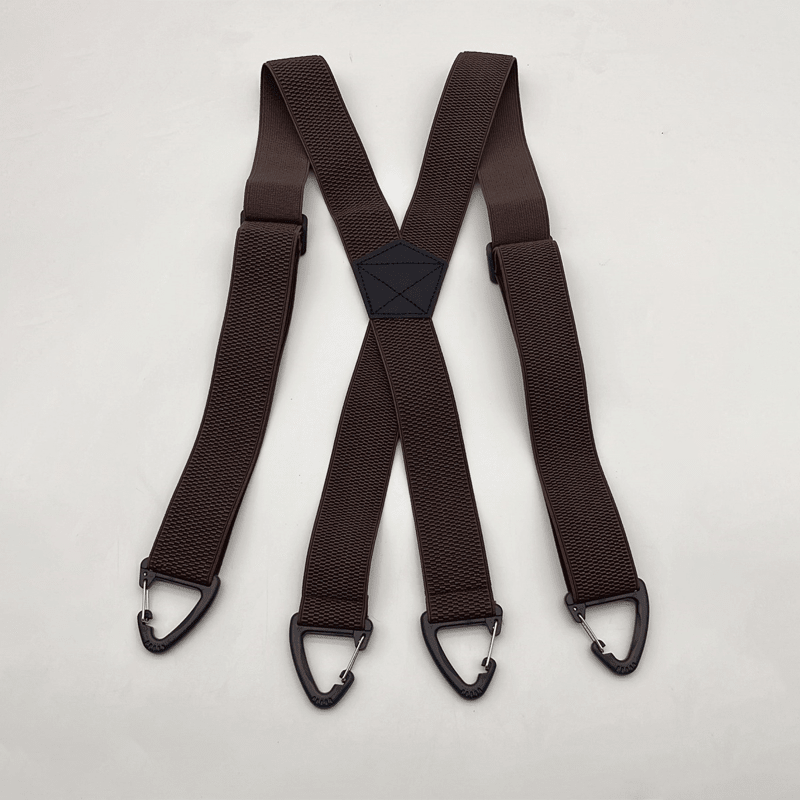 Maverick Suspenders for Men | Adjustable Black X - Back Design - Hartwella