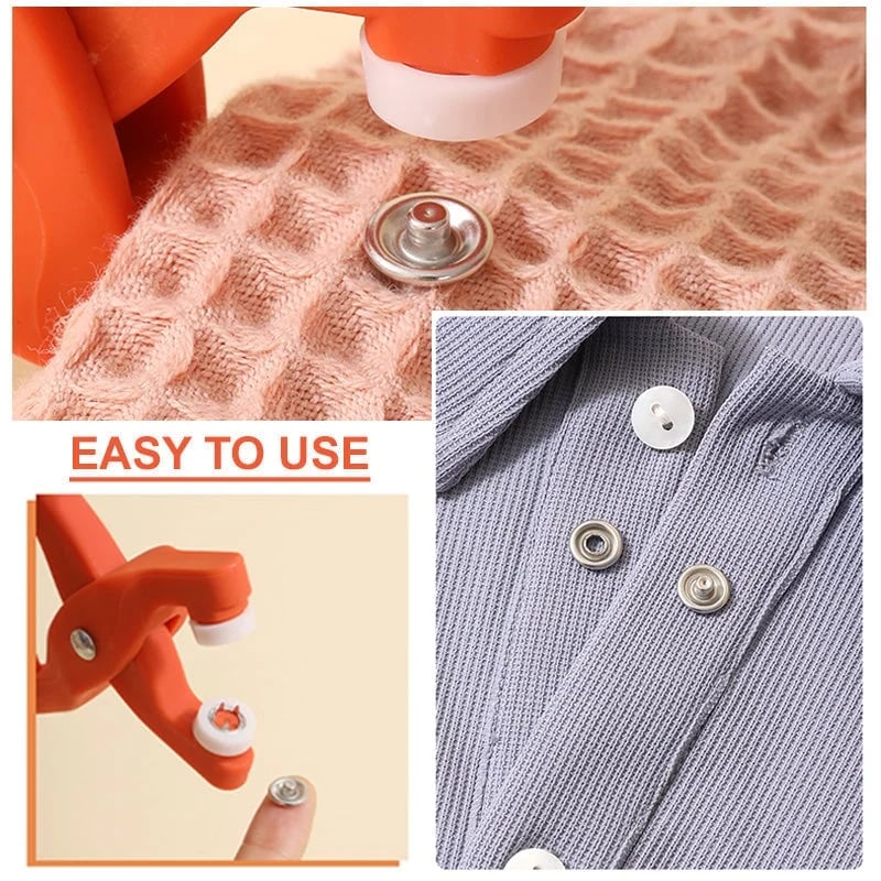 Melo Snap Button Fastener Kit | Durable Stainless Steel with Tool - Hartwella