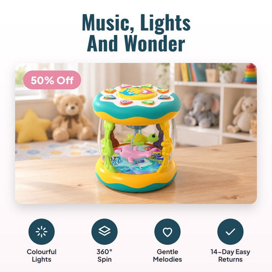Meluna™ Interactive Musical Toy With Lights - Hartwella