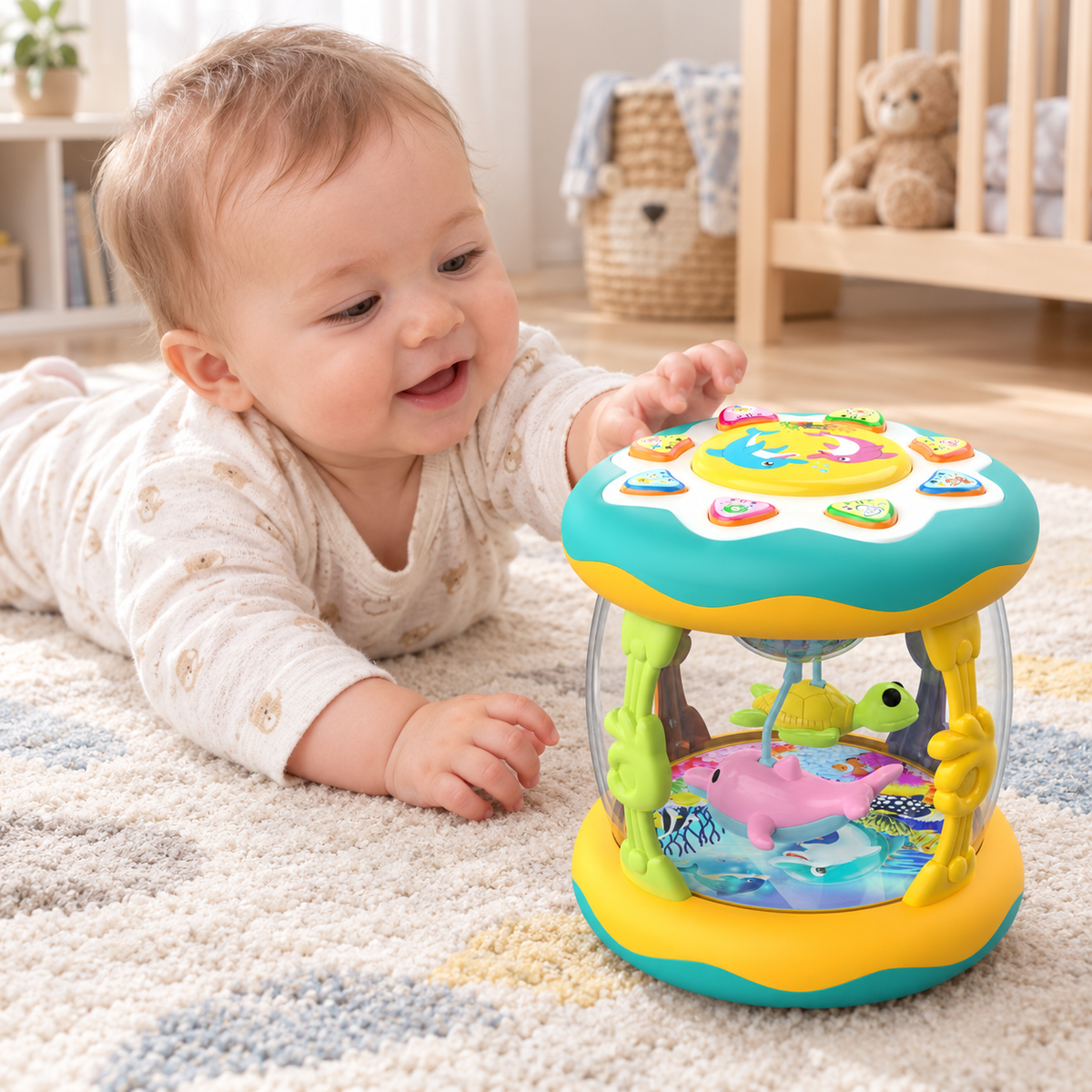 Meluna™ Interactive Musical Toy With Lights - Hartwella