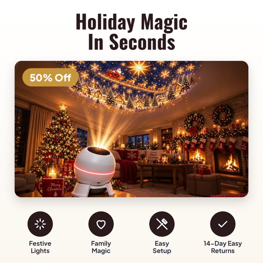 Merrylume™ Christmas Wonderland Projector - Hartwella