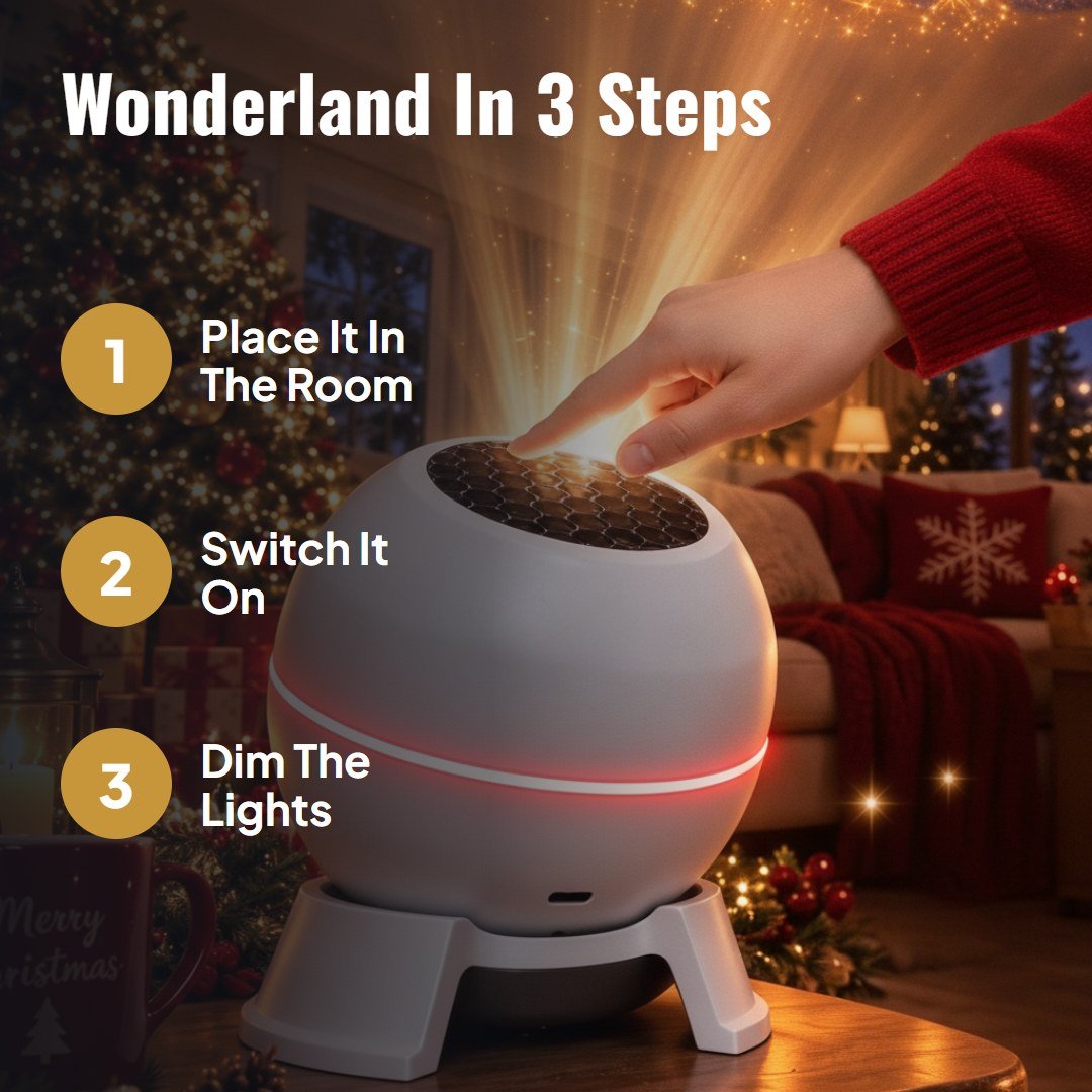 Merrylume™ Christmas Wonderland Projector - Hartwella